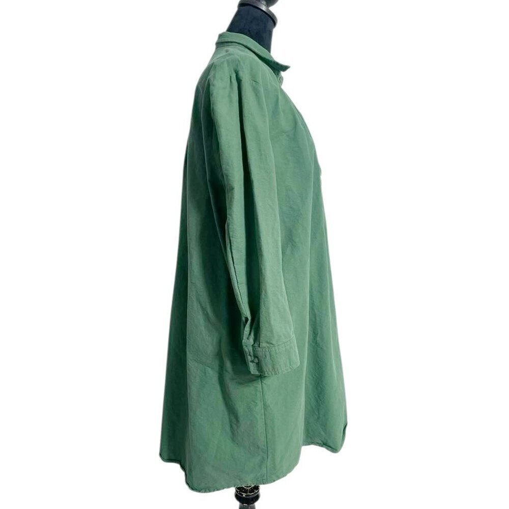 Tuckernuck Pomander Place Size XL  Poly Dress Green Collared - Picture 5 of 10